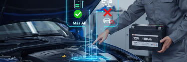 ¿Qué pasa si le pongo una batería de más amperios a mi coche?